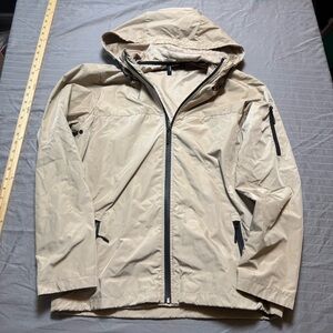 Nixon Men's Windbreaker Jacket Size Large Tan EUC
